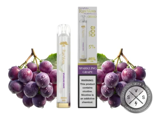 Ripe Vapes Birch 800 Puff Disposable Sparkling Grape