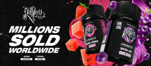 Ruthless vapor ejuice banner