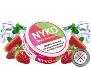 Strawberry Watermelon Ice NYKD Nicotine Pouches