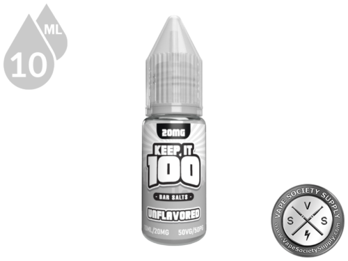 Unflavored KEEP IT 100 BAR SALT 1