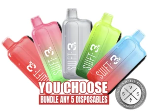 [5-Pack] SWFT 3TK 40,000 Puffs Disposable