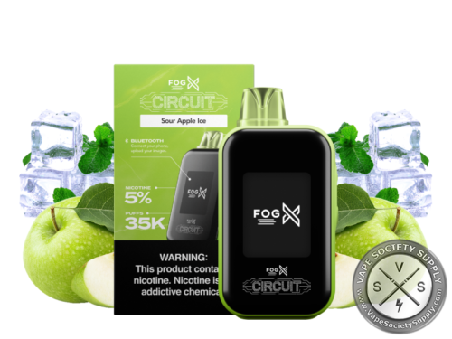 FOG X CIRCUIT 35k Disposable Sour Apple Ice