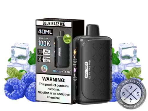 HorizonTech 100K Disposable Blue Razz Ice