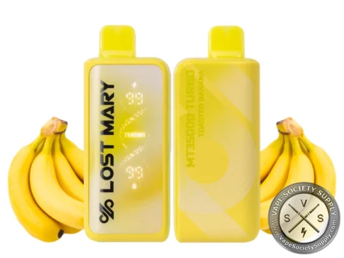 Sio-disposable Vape Enjoy Fresh Vaping With Blue Baja Splash Lost Mary  MO20000 - Lost Mary Toasted Banana