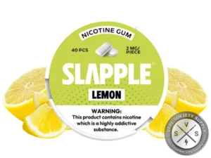 Slapple Nicotine Gum - 40 Pieces Per Can Lemon