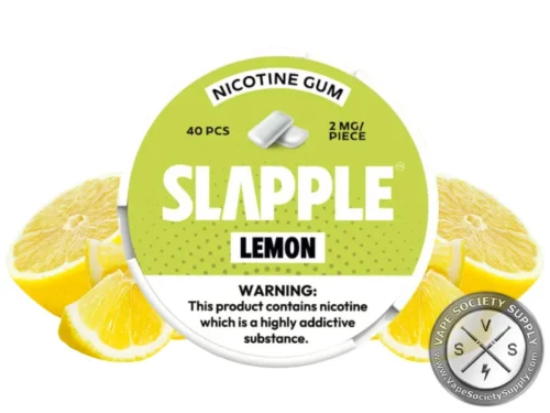Slapple Nicotine Gum - 40 Pieces Per Can Lemon