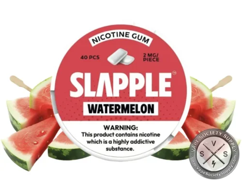 Slapple Nicotine Gum - 40 Pieces Per Can Watermelon