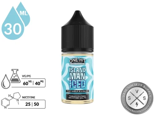 Island Man Iced ONE HIT WONDER Nicotine Salt