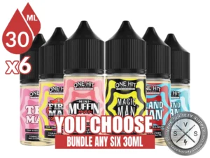 One Hit Wonder Nicotine Salt Bundle 6 30ml (180ml)