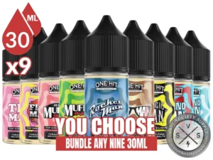One Hit Wonder Nicotine Salt Bundle 9 30ml (270ml)