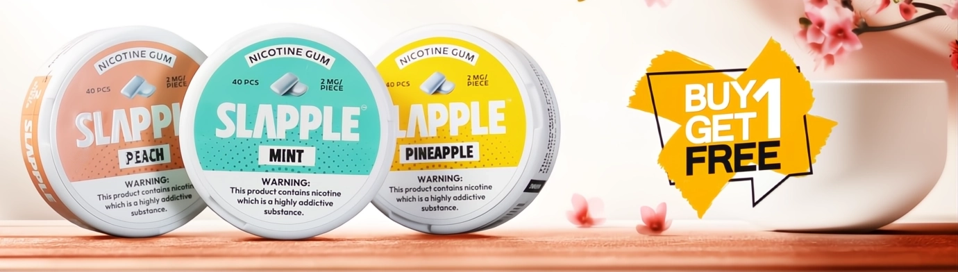 Slapple Nicotine Gum | 40 Pieces