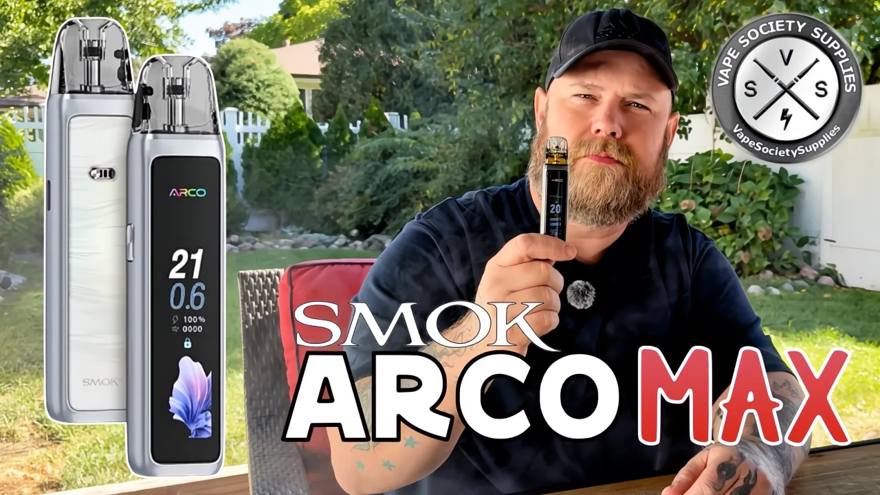 smok morph s pod 80 SMOK ARCO Max 30W Pod System ⋆ Vape Society Supply