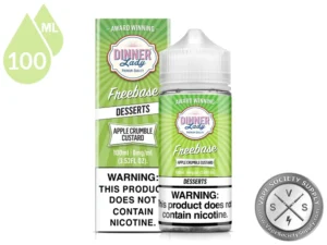 Apple Crumble Custard DINNER LADY