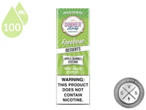 Apple Crumble Custard DINNER LADY