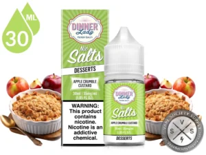 Apple Crumble Custard DINNER LADY SALT