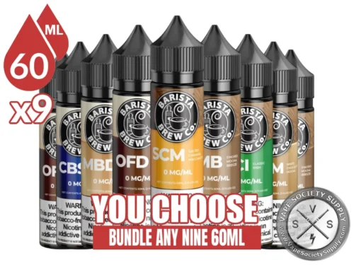 Barista Brew Co. E-Liquid Bundle 9 60ml (540ml)