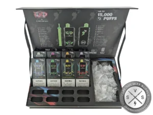 Chris Brown CB15K Puffs 15ML Disposable Device – Display of 8 – Sample Box