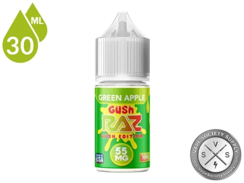 Green Apple Gush Pod Juice x RAZ Salt