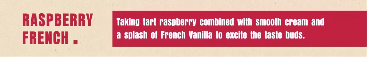 Jimmy the Juice Man Raspberry french