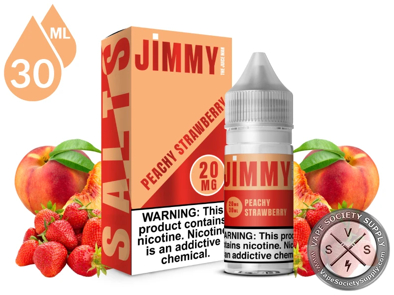 Peachy Strawberry Jimmy The Juice Man Salt