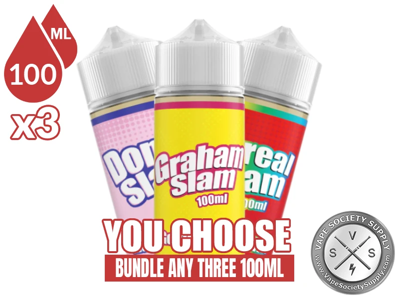 Slam E-Juice Bundle 3 100ml (300ml)