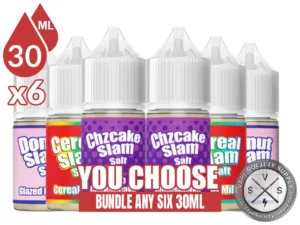 Slam Salt Nic Bundle 6 30ml (180ml)