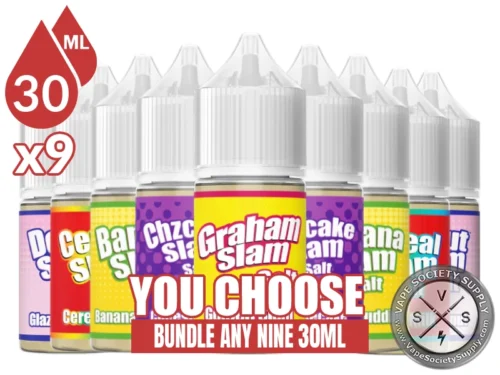 Slam Salt Nic Bundle 9 30ml (270ml)