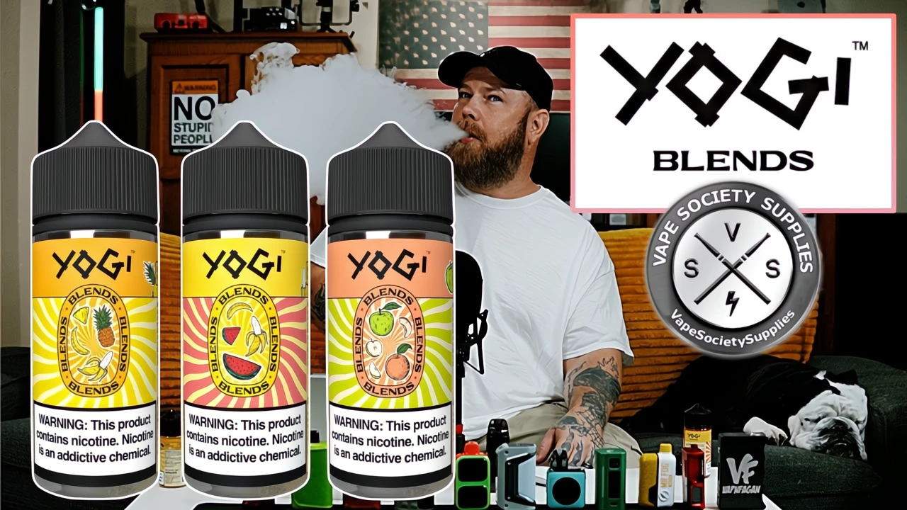 Banana Watermelon Ice YOGI BLENDS 100ml  Vape Society Supply