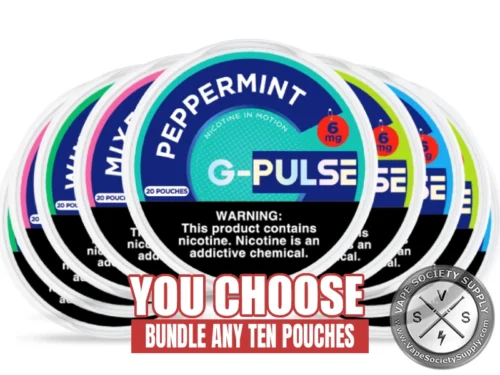 [10-Pack] G-Pulse Nicotine Pouches Bundle