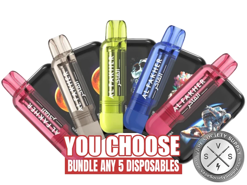 [5-Pack] Al Fakher Crown Bar 25K Ultra Puffs Bundle
