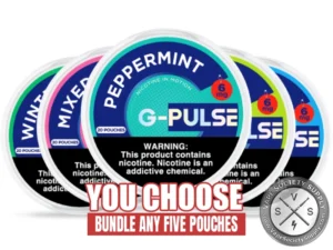 [5-Pack] G-Pulse Nicotine Pouches Bundle