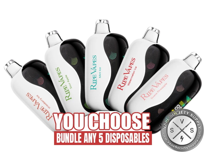 [5-Pack] Ripe Vapes Oak 35K Puffs Disposable Bundle