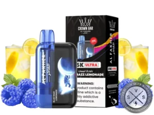 Al Fakher Crown Bar 25K Ultra Blue Razz LEmonade