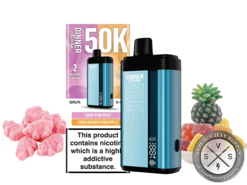 Dinner Lady 50K Puff Disposable Sour pink dust sour mango pineapple
