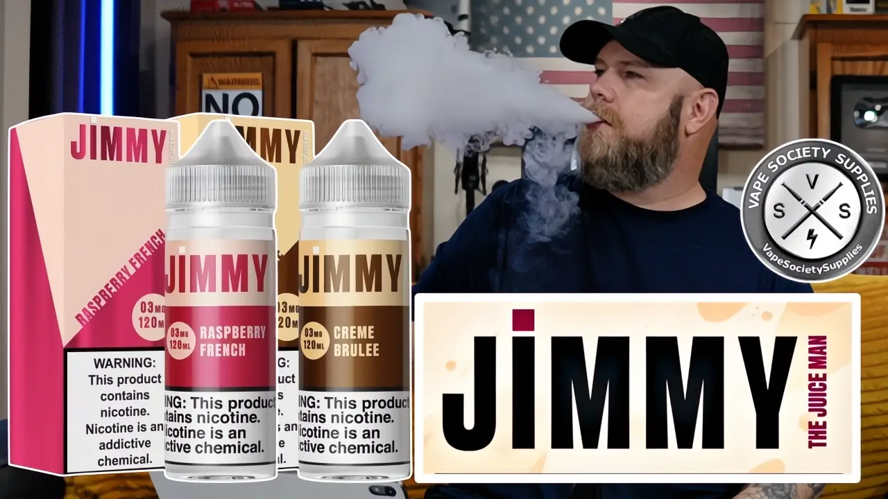 elfbar nachfüll pod läuft aus Creme Brulee Jimmy The Juice Man 120ml ⋆ Vape Society Supply