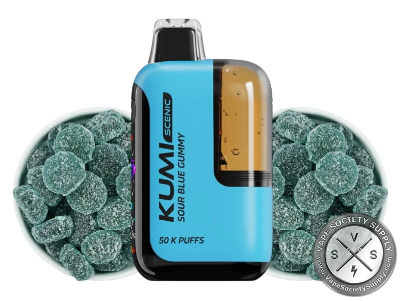 KUMI Scenic 50K Disposable Sour Blue Gummy