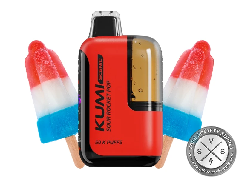 KUMI Scenic 50K Disposable Sour Rocket Popsicle