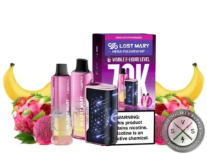 Lost Mary Nera Fullview 70K Disposable Pod Kit Dragon Strawnana