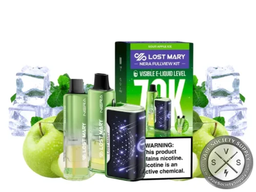 Lost Mary Nera Fullview 70K Disposable Pod Kit Sour Apple Ice