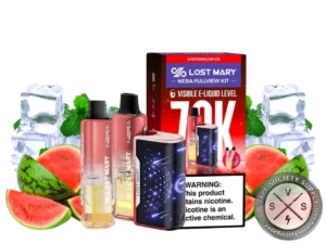 Lost Mary Nera Fullview 70K Disposable Pod Kit Watermelon Ice