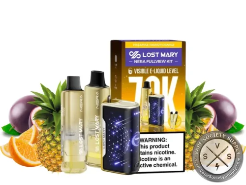 Lost Mary Nera Fullview 70K Disposable Pod Kit pineapple passion orange
