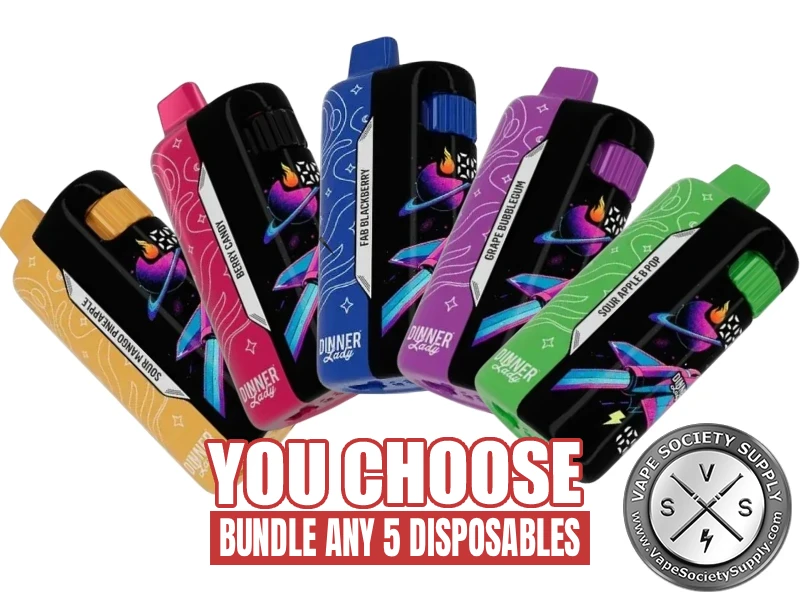[5-Pack] Dinner Lady Galax 60K Disposable Bundle