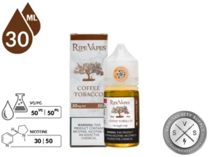 Coffee Tobacco Ripe Vapes Handcrafted Saltz