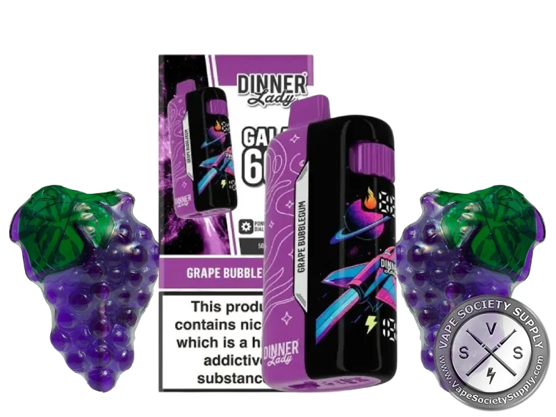 Dinner Lady Galax 60K Disposable Grape Bubblegum