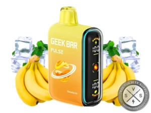 Geek Bar Pulse 15000 Disposable _ 15k Puffs Banana Ice