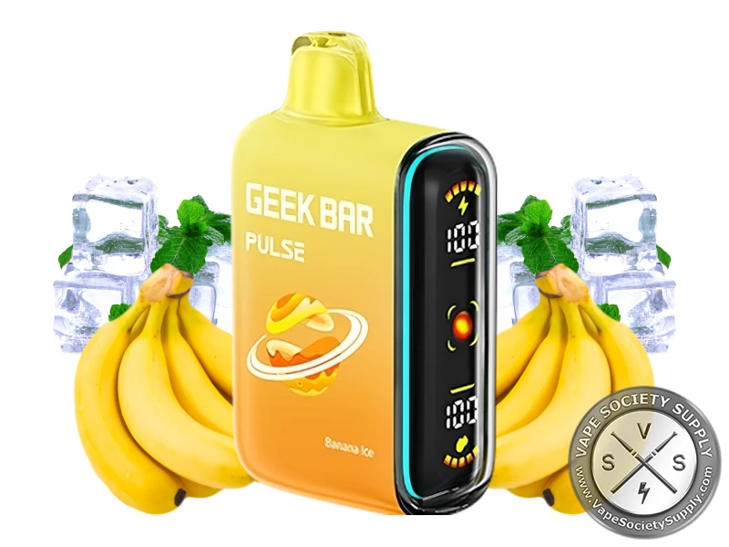 Geek Bar Pulse 15000 Disposable _ 15k Puffs Banana Ice