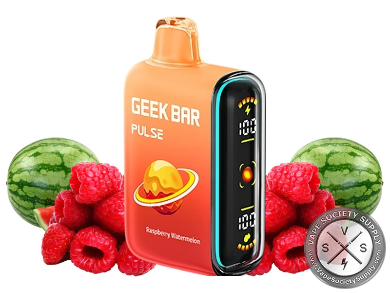 Geek Bar Pulse 15000 Disposable _ 15k Puffs Raspberry WAtermelon