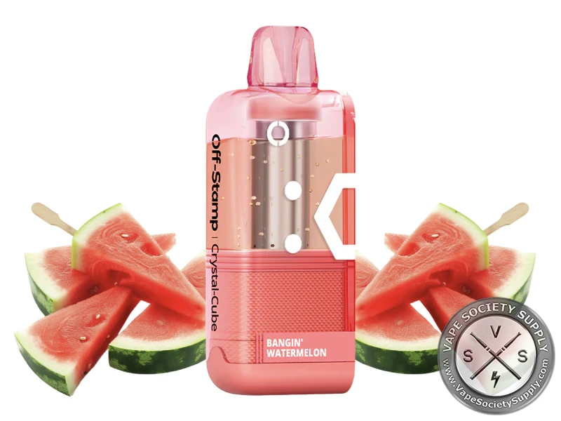 Off Stamp X-Cube Crystal Disposable Pod _ 35k Puffs Bangin watermelon