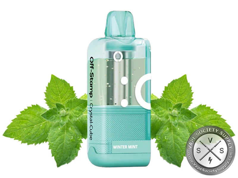 Off Stamp X-Cube Crystal Disposable Pod _ 35k Puffs winter mint