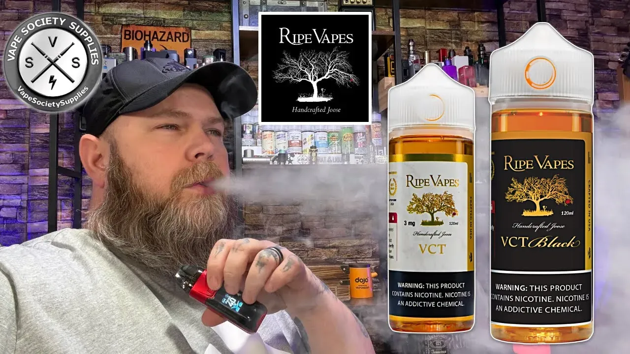 e-liquide hhc 90 Tobacco Cream By Ripe Vapes E-Liquid 120ml ⋆ Vape Society Supply